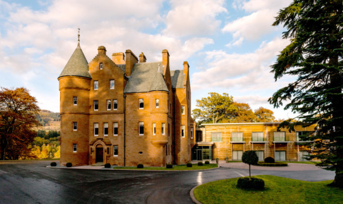 Fonab Castle took third place in the UK luxury category.