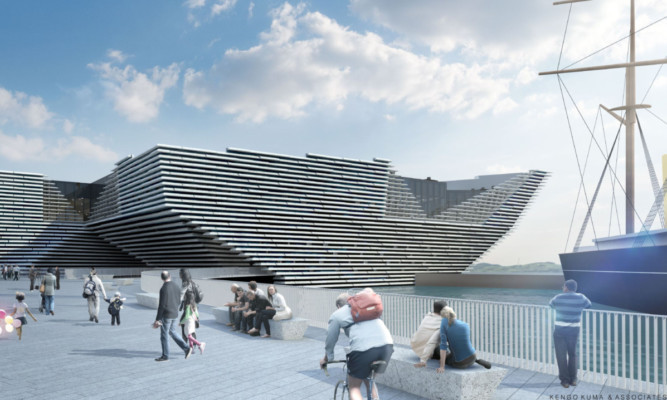 Half a million pounds is to be awarded to the troubled Dundee waterfront project by the Treasury.