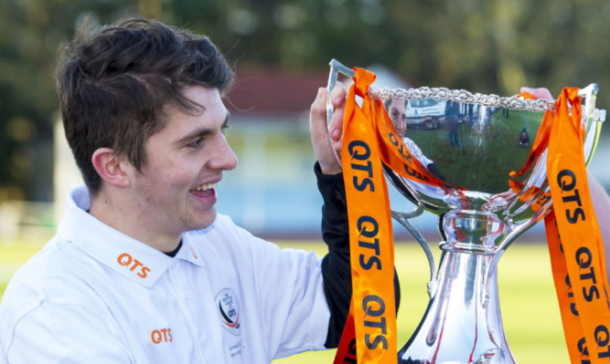 Dundee United's Charlie Telfer has his eyes on the prize.