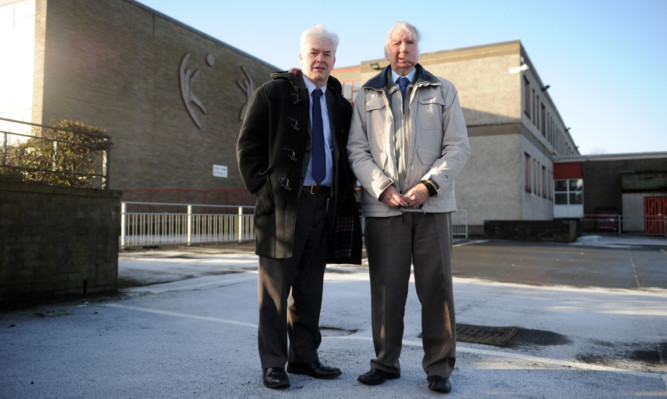 Councillors Bryan Poole, left, and Willie Clarke.