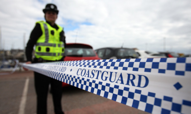 The body was found in the water off Arbroath.