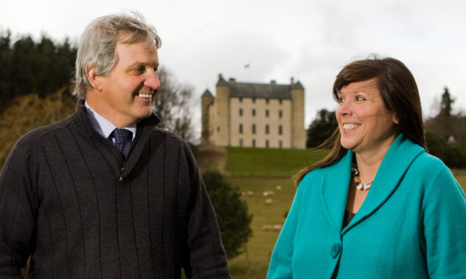 David and Alex Murdoch worked together to give Methven Castle a new lease of life.