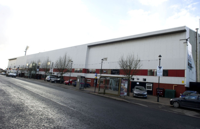 East End Park, where Dunfermline will now be based during the week