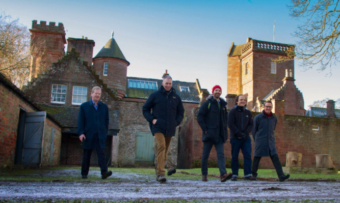 Hospitalfield redevelopment project has now moved to the design stage as representatives of Caruso St John Architects have a look around the mansion and grounds at Arbroath.