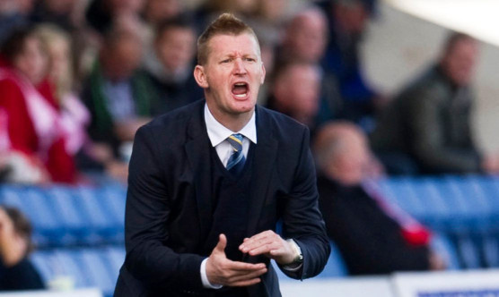 St Johnstone Manager Steve Lomas.