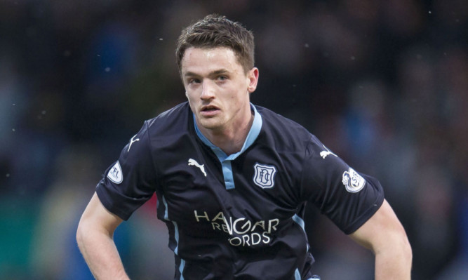 Stephen McGinn makes his home debut for Dundee