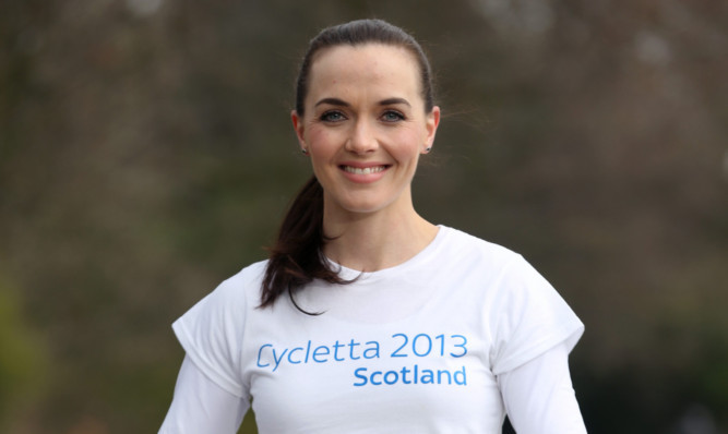 Olympian Victoria Pendleton is urging women to get on their bikes for charity.