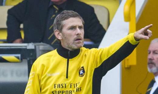 East Fife manager Gary Naysmith