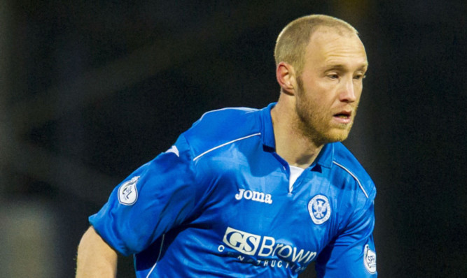 Steven Anderson in action for St Johnstone