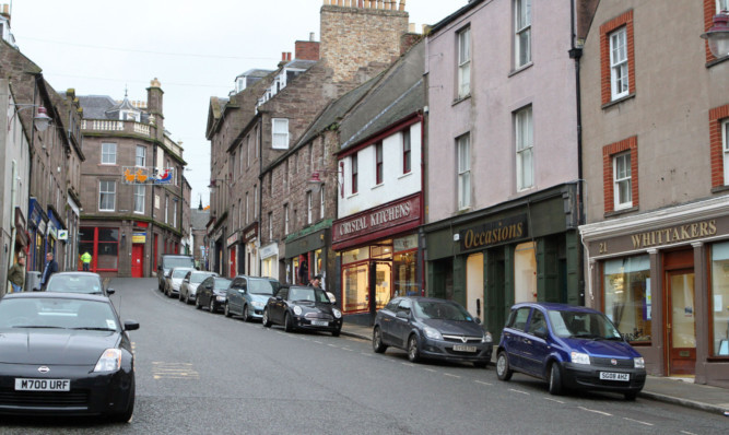 Brechin town centre, which will be at the centre of a four-day design charrette starting today.