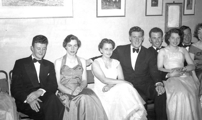 A Kenneth Hay photograph of a dinner dance in Montrose in the 50s.