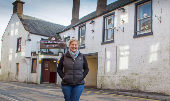 Airlie Arms Hotel owner Dilys Ewart.