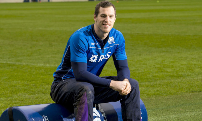 Tim Visser: back for Scotland and ready to strike.