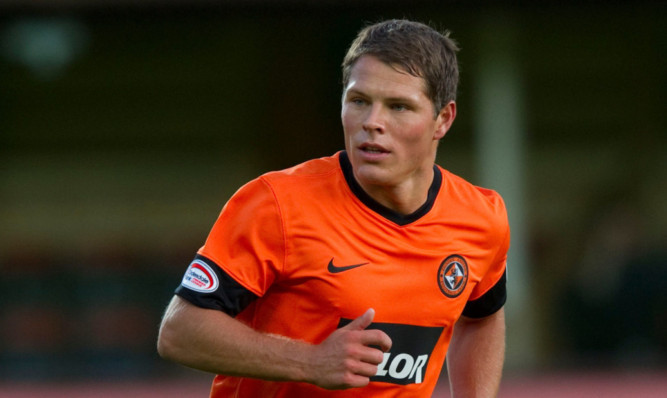 John Rankin in action for Dundee Utd