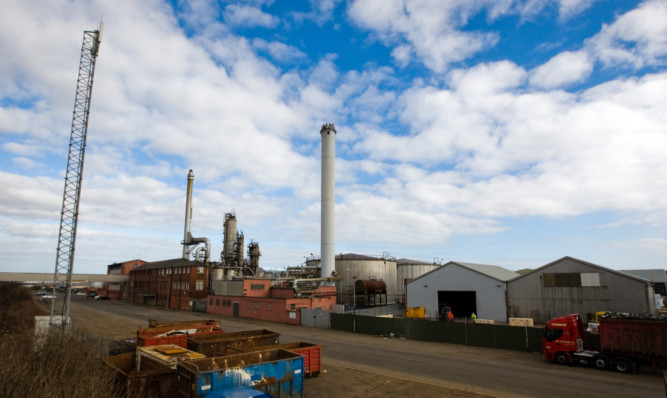 Dundees waterfront could be the site of a biomass plant.