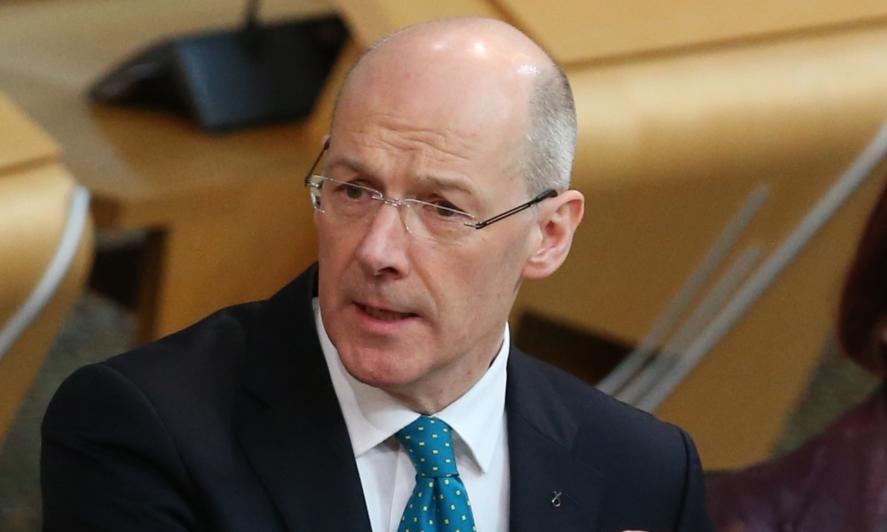 Deputy First Minister John Swinney delivers his budget speech to the Scottish Parliament, Edinburgh.