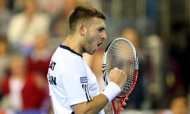 Dan Evans: three wins over higher ranked players.