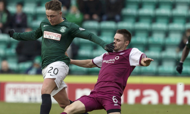 Scott Allan in action against Arbroath previously.