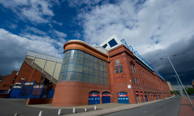 Ibrox Stadium, home of Rangers.