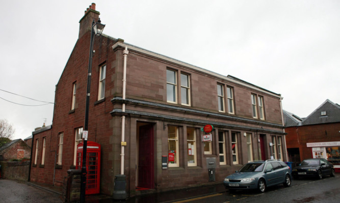 Kirriemuir post office in Reform Street.