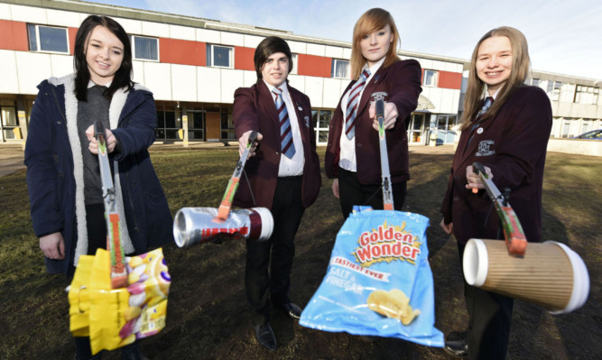 From left: Niamh Bertram, Ben Johnstone, Faye Lockwood and Emma Ross.