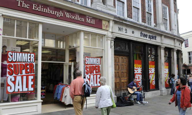 There was strong sales growth across the Edinburgh Woollen Mill Group, which is planning more store openings in the coming year.