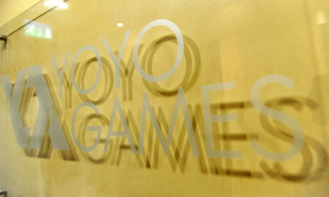 Kim Cessford - 27.08.13 - FOR FILE - pictured at the offoices of Yoyo Games, 5 West Victoria Dock Road is the company logo
