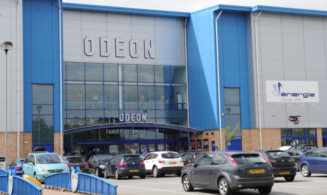 The incident happened at the Odeon cinema in Douglasfield.
