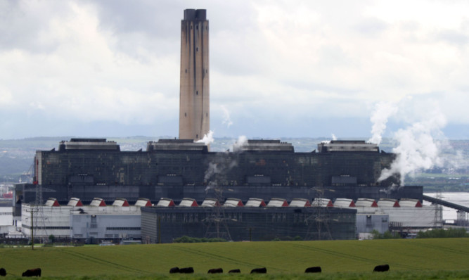 Longannet power station.