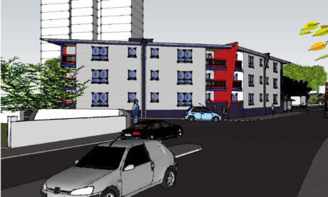 Artists impressions of the housing development for the site of the former cinema, demolished last year.