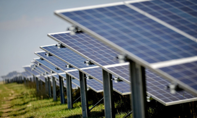 Fife could soon be home to solar farms like Rudge Manor Solar Farm, near Marlborough, Wiltshire.