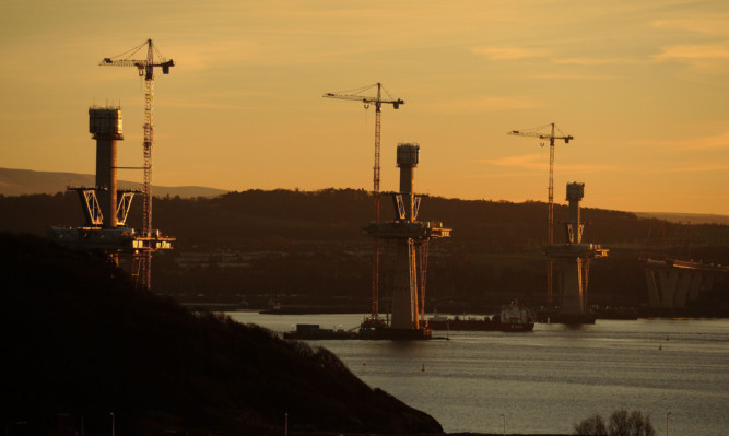 The new Queensferry Crossing is due to open in 2016.