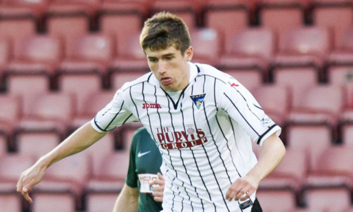 Ryan Williamson in action for Dunfermline