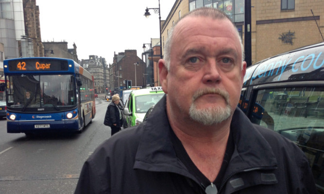 Dundee taxi driver Chris Curran.
