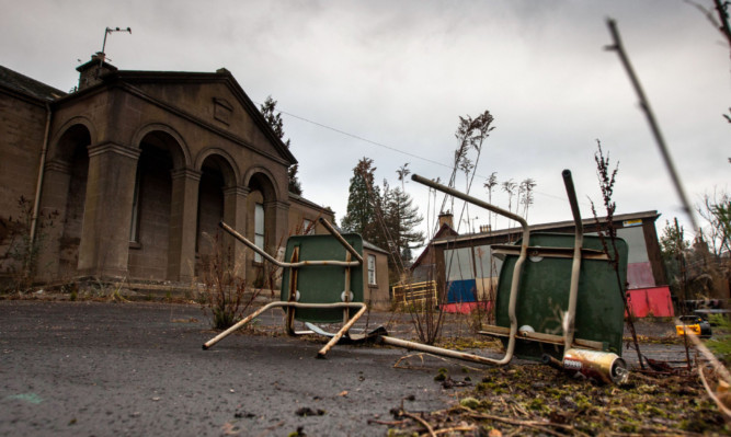 The current state of the former St Stephens school site in Blairgowrie.