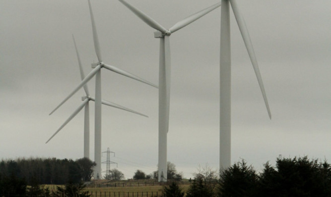 The Little Raith wind farm near Auchtertool.