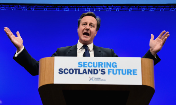 Prime Minister David Cameron has been accused of declaring he didn't care about Scotland.