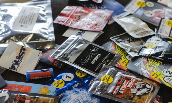 A selection of legal highs.