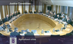 The Justice Committee gathered evidence on rural crime at Holyrood