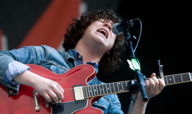 The View frontman Kyle Falconer at T in the Park in 2012.