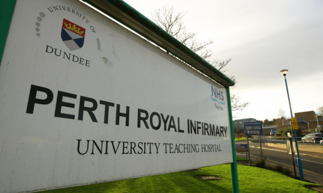 Tay Ward at Perth Royal Infirmary has been closed to new admissions.