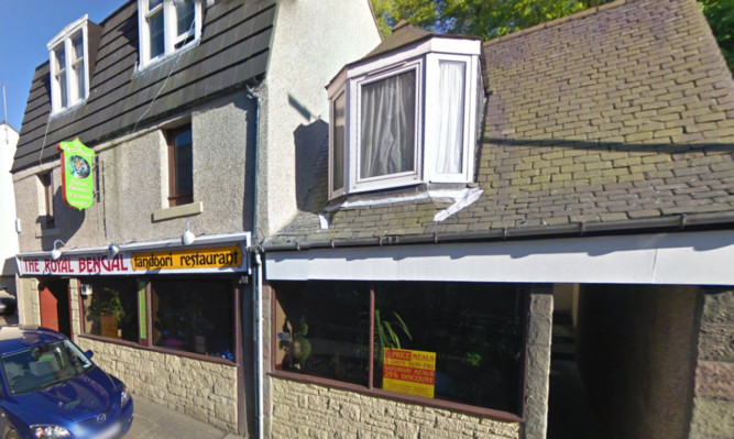 Five workers were detained after the raid at the Royal Bengal Tandoori restaurant in Dunfermline.