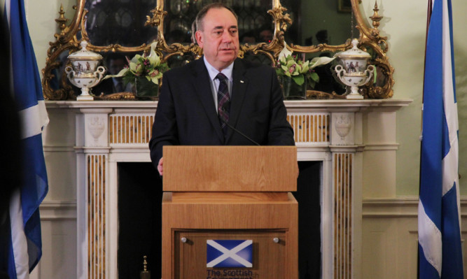 The book's title echoes Mr Salmond's speech where he announced his intention to resign as first minister.