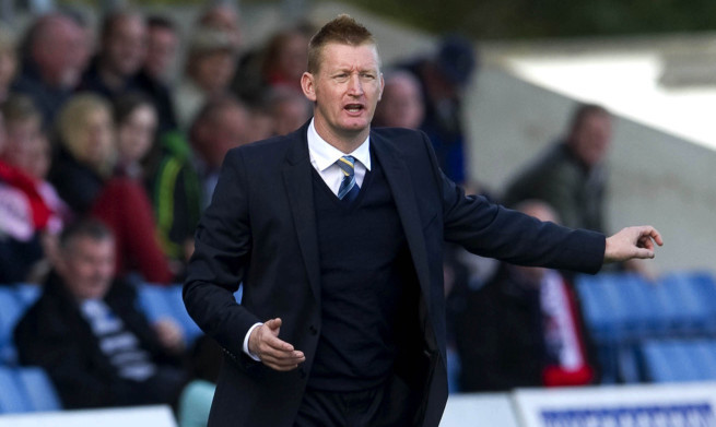 St Johnstone manager Steve Lomas.