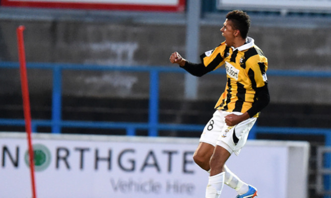 Nathan Austin: netted four for East Fife.