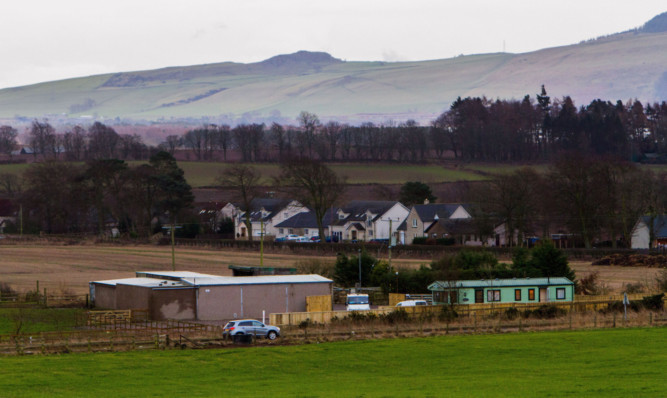 Laighland Stables, by Mawcarse Crossroads on the A91.