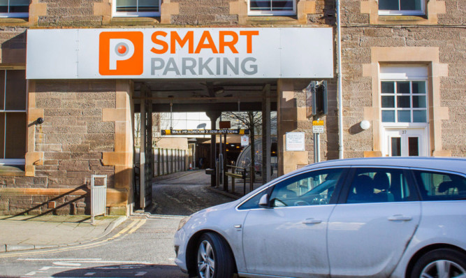 A new meter system is in place at Kinnoull Street car park in Perth.