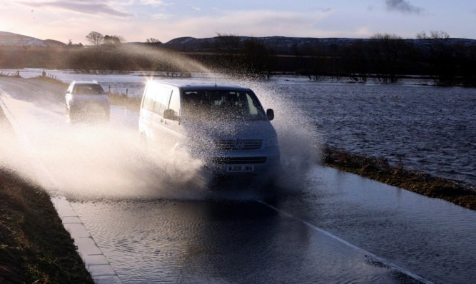 Parts of Tayside could be hit by flooding.