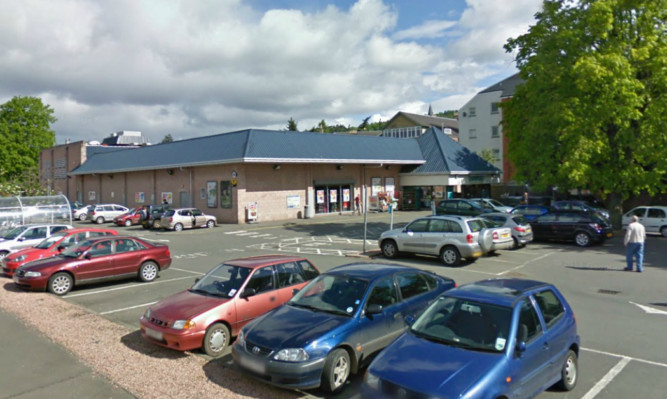 The supermarket in Town Green, Crieff.