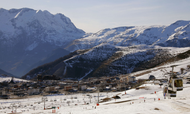 The coach was taking passengers back from the Alpe d'Huez ski resort.